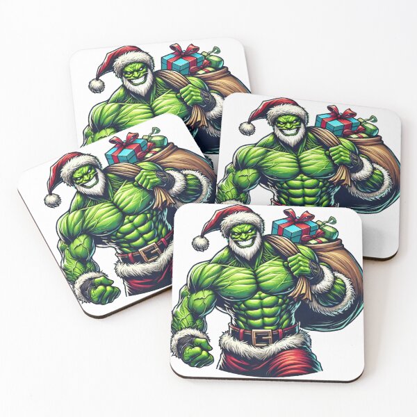 Item preview, Green Hulk Santa Carrying Sack of Presents designed and sold by lubushop1.