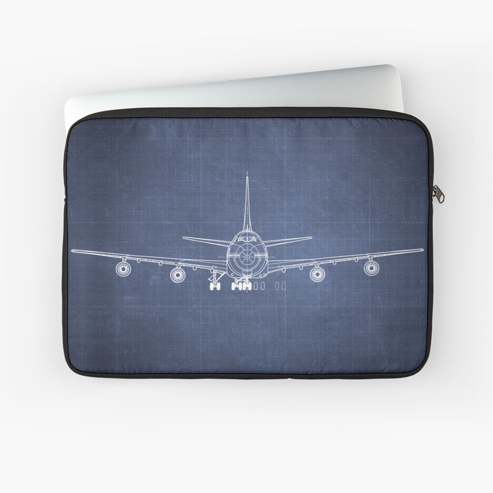 Boeing 747-SP & 747-100 Blueprint (dark blue) iPhone Case
