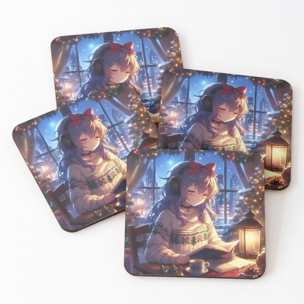 Item preview, Anime Girl Christmas Vibes designed and sold by josie1680.