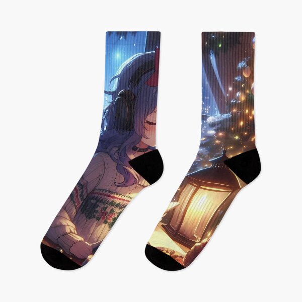 Item preview, Anime Girl Christmas Vibes designed and sold by josie1680.