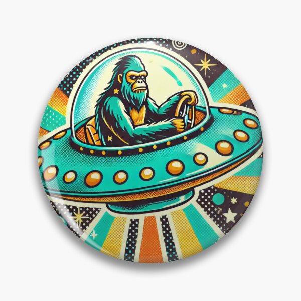 Item preview, Sasquatch Piloting a UFO  designed and sold by TommyD-Engineer.