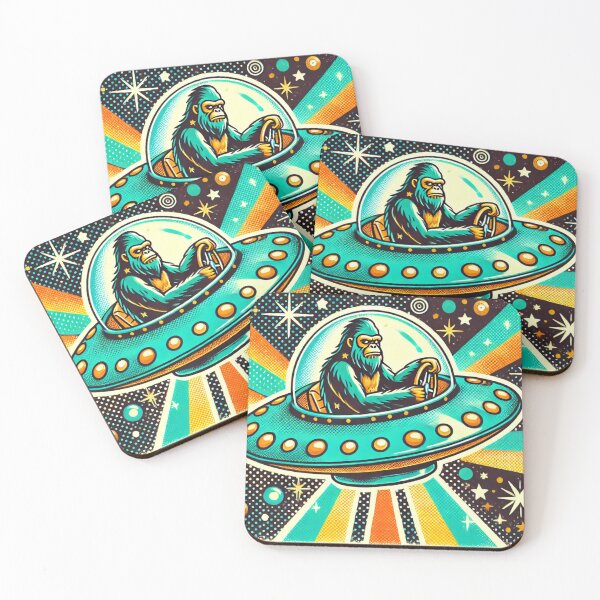 Item preview, Sasquatch Piloting a UFO  designed and sold by TommyD-Engineer.