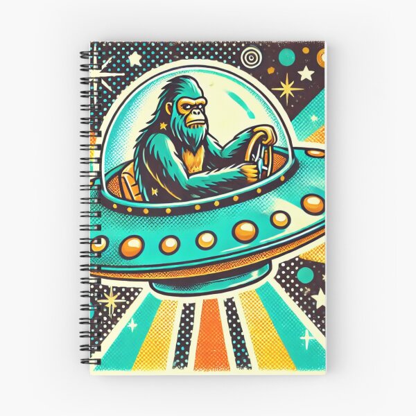 Item preview, Sasquatch Piloting a UFO  designed and sold by TommyD-Engineer.