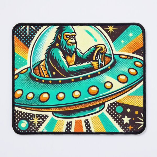 Item preview, Sasquatch Piloting a UFO designed and sold by TommyD-Engineer.