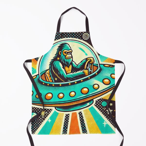 Item preview, Sasquatch Piloting a UFO  designed and sold by TommyD-Engineer.