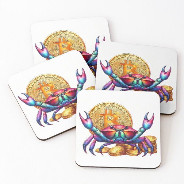 Item preview, Crypto Crab with Bitcoin Symbol designed and sold by Mechanical-Artt.