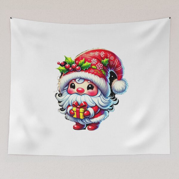 Item preview, Cute Santa Cartoon designed and sold by Blink Art Studio.