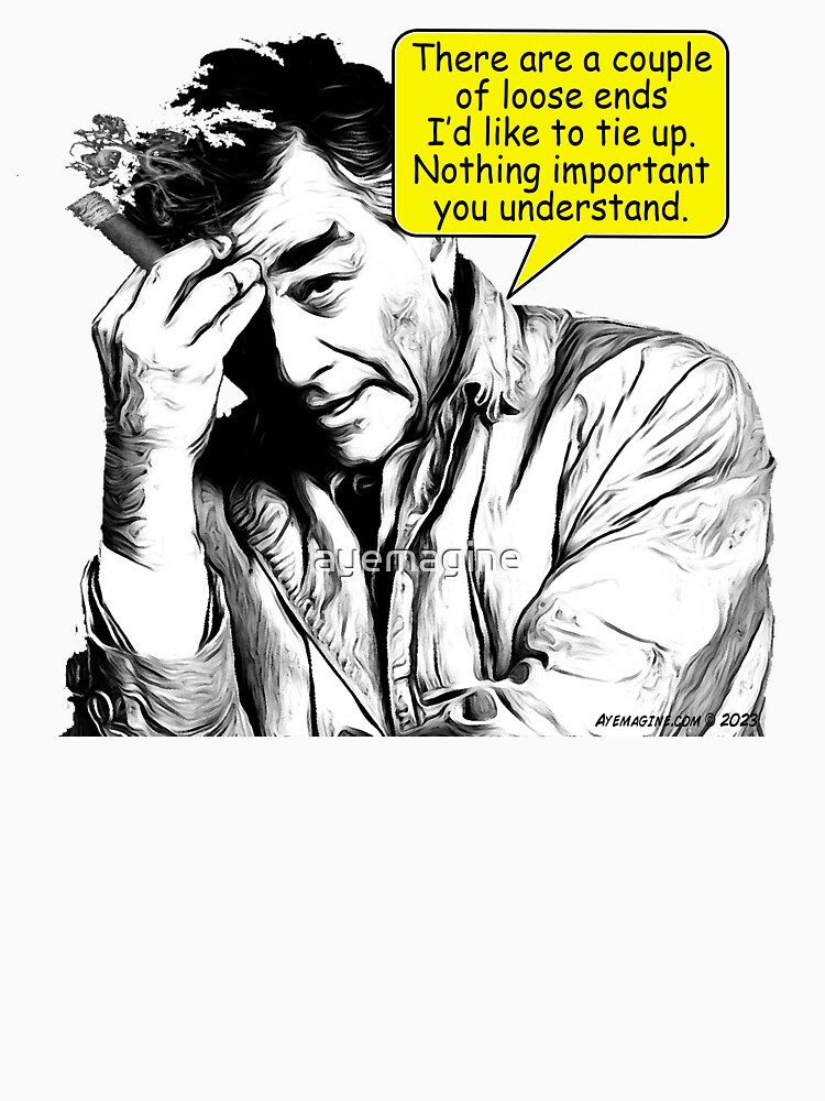 Thumbnail 7 of 7, Classic T-Shirt, Columbo Loose Ends designed and sold by ayemagine.