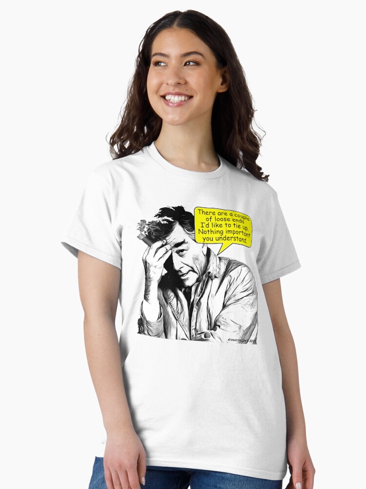 Thumbnail 2 of 7, Classic T-Shirt, Columbo Loose Ends designed and sold by ayemagine.