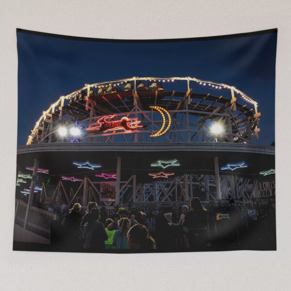 Item preview, Jack Rabbit Roller Coaster at Night designed and sold by Thrilltography.