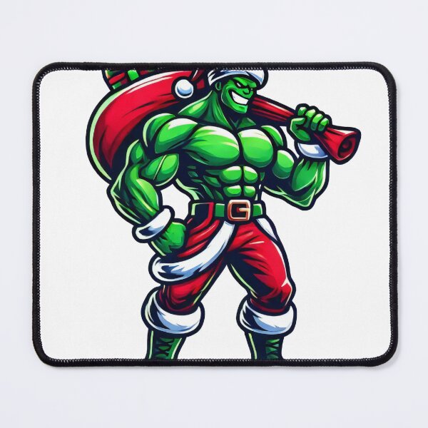Item preview, Festive Green Super Santa with Sack of Gifts designed and sold by lubushop1.