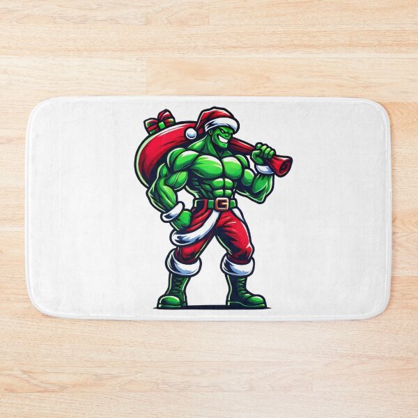 Item preview, Festive Green Super Santa with Sack of Gifts designed and sold by lubushop1.