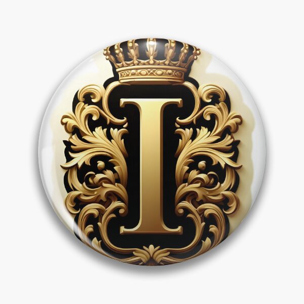 Aperçu de l'œuvre a gold-plated emblem with a prominent letter "I" at its core. Sticker créée et vendue par ShihawyAhmad.