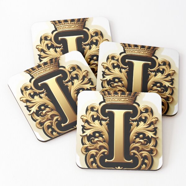 Aperçu de l'œuvre a gold-plated emblem with a prominent letter "I" at its core. Sticker créée et vendue par ShihawyAhmad.