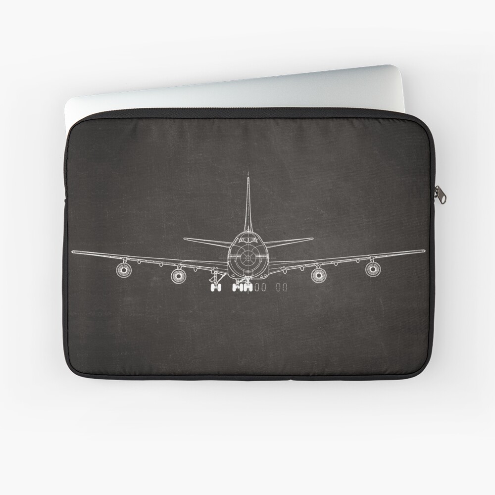 Boeing 747-SP & 747-100 Blueprint (chalkboard black) iPhone Case