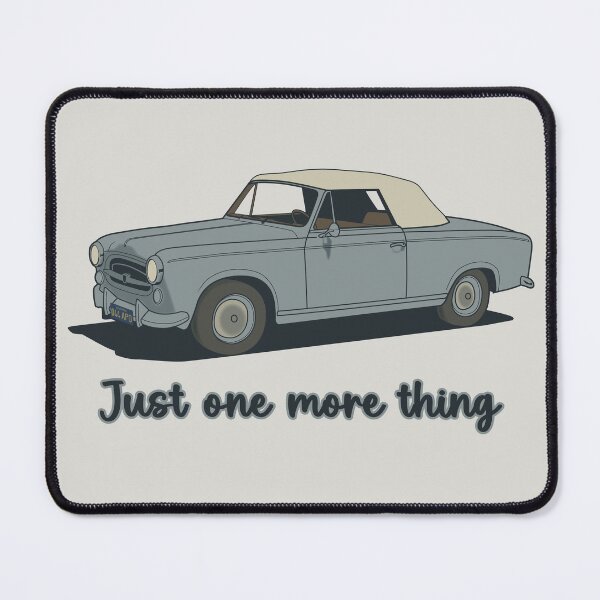 Item preview, Columbo's Peugeot - Just One More Thing designed and sold by thedrumstick.