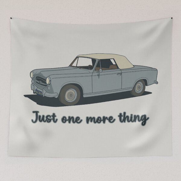 Item preview, Columbo's Peugeot - Just One More Thing designed and sold by thedrumstick.
