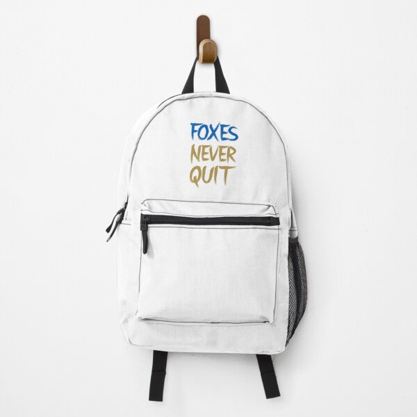 Item preview, Foxes Never Quit blue gold designed and sold by VRedBaller.