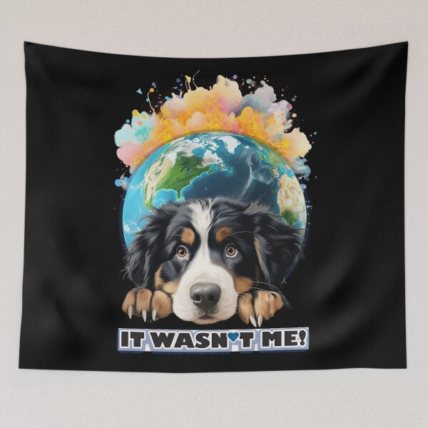 Item preview, It Wasn't Me - Dog World designed and sold by Karen Wood.