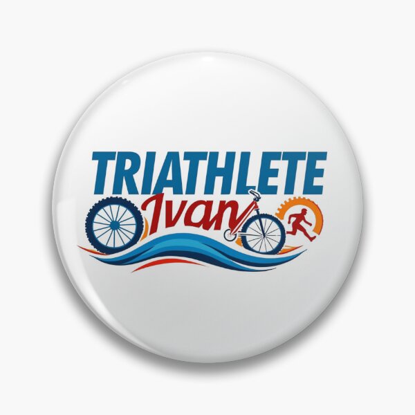 Item preview, Dynamic Triathlete Ivan - Swim, Bike, Run designed and sold by Triathlongram.