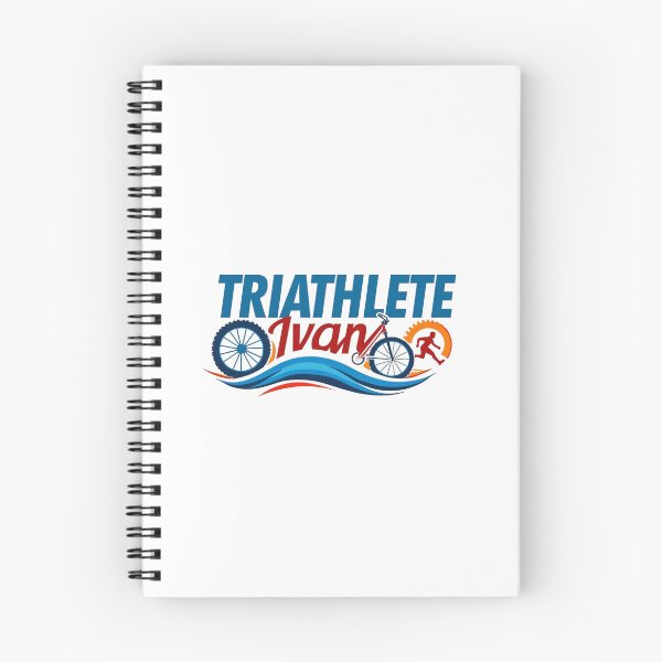 Item preview, Dynamic Triathlete Ivan - Swim, Bike, Run designed and sold by Triathlongram.