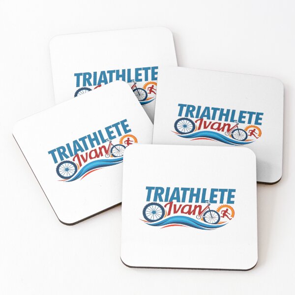 Item preview, Dynamic Triathlete Ivan - Swim, Bike, Run designed and sold by Triathlongram.