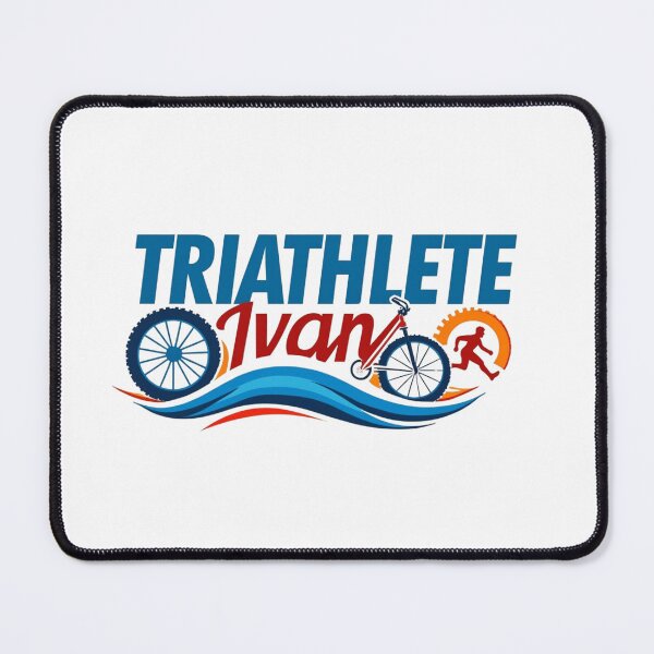 Item preview, Dynamic Triathlete Ivan - Swim, Bike, Run designed and sold by Triathlongram.