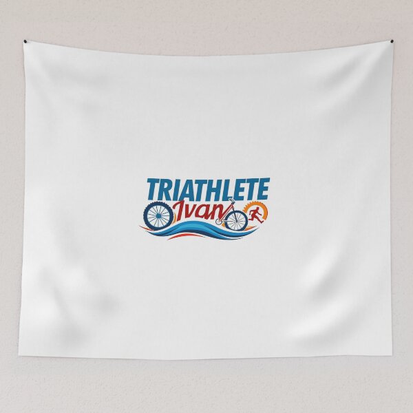 Item preview, Dynamic Triathlete Ivan - Swim, Bike, Run designed and sold by Triathlongram.