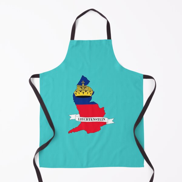 Item preview, Liechtenstein flag map designed and sold by visual adventures.