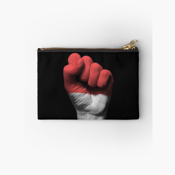 Item preview, Flag of Indonesia on a Raised Clenched Fist  designed and sold by JeffBartels.