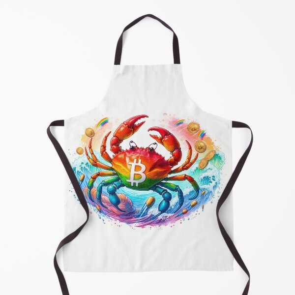 Item preview, Rainbowcore Crab with Bitcoin designed and sold by Mechanical-Artt.