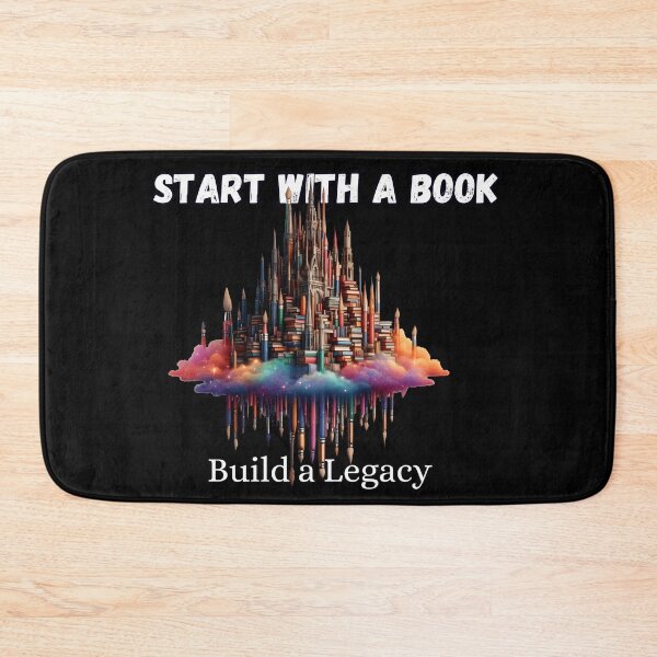 Item preview, Start with a Book, Build a Legacy - Surreal Inspirational Design designed and sold by Dantin.