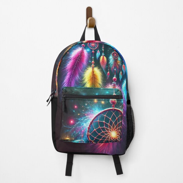 Item preview, Dreamcatcher with Colorful Feathers designed and sold by Blink Art Studio.