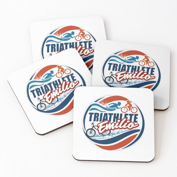 Item preview, Dynamic Triathlete Emilio - Swim, Bike, Run designed and sold by Triathlongram.