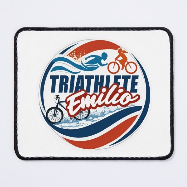 Item preview, Dynamic Triathlete Emilio - Swim, Bike, Run designed and sold by Triathlongram.