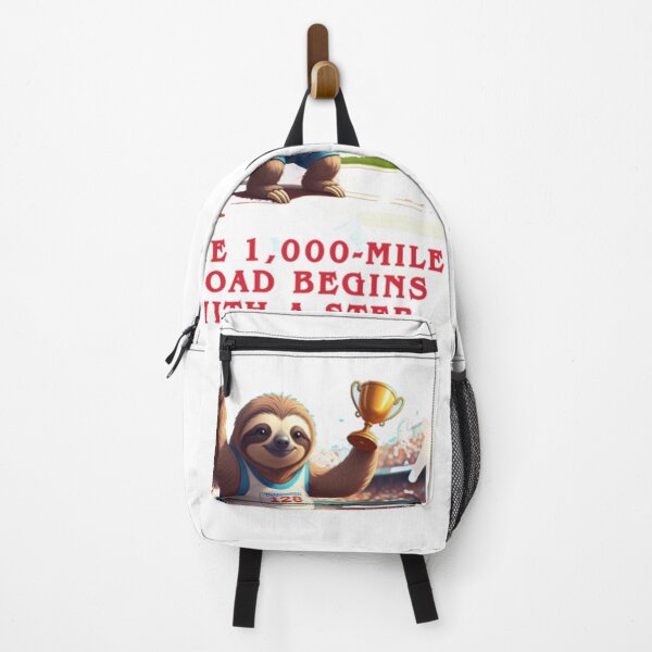 Item preview, The 1,000-mile road begins with a step._White designed and sold by oceanisea.