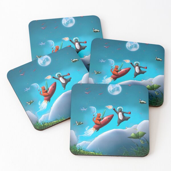 Item preview, The adventure of michi and his penguin friend designed and sold by nrc01.