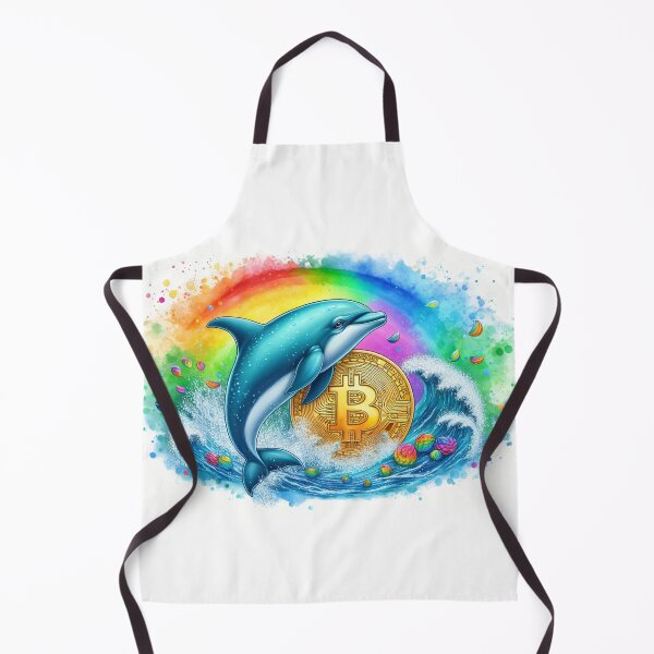 Item preview, Bitcoin Dolphin in Rainbowcore Touch designed and sold by Mechanical-Artt.