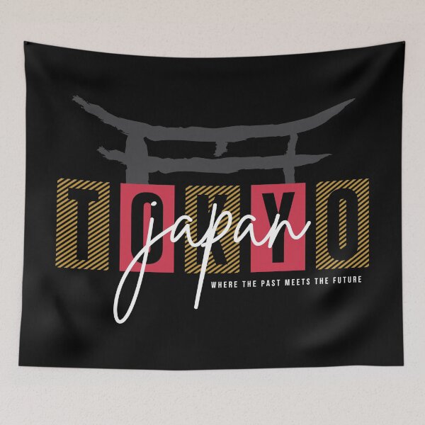 Item preview, Tokyo Shirt | Where the Past Meets the Future | 0011 | designed and sold by 867designs.