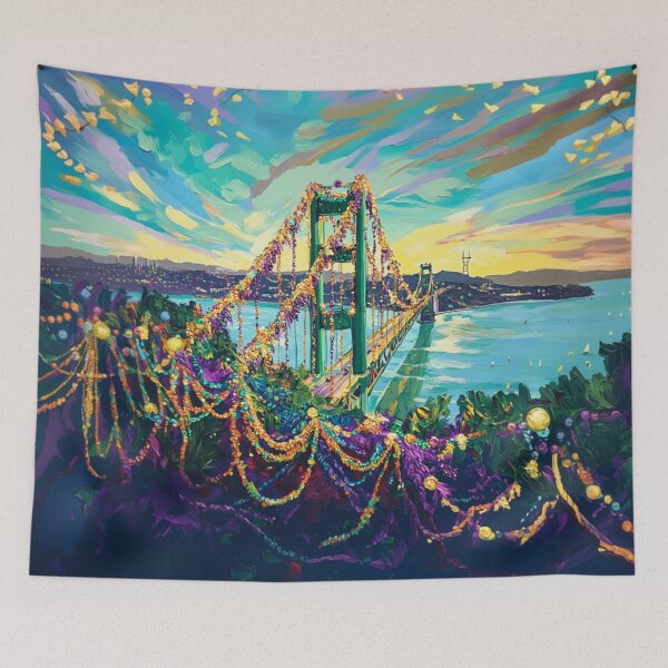 Item preview, Golden Glee: Mardi Gras at the Golden Gate designed and sold by AstrologyOven.