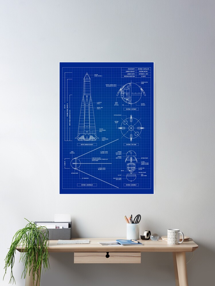Sputnik 1 (Blueprint) Vertical