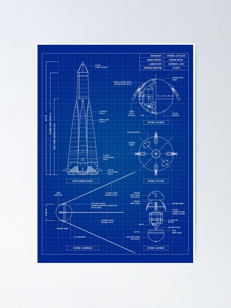 Sputnik 1 (Blueprint) Vertical