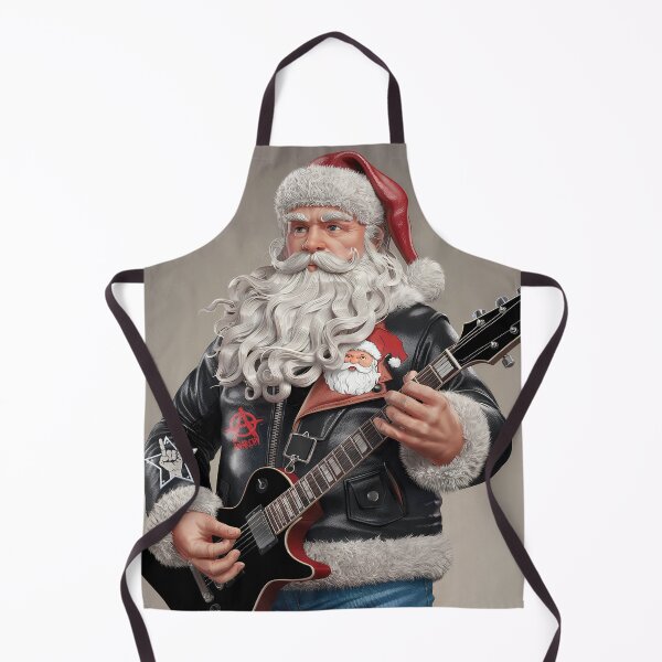 Item preview, Santa Rock and Roll Claus Merry Christmas  – Funny Holiday Apparel designed and sold by paulo silveira.