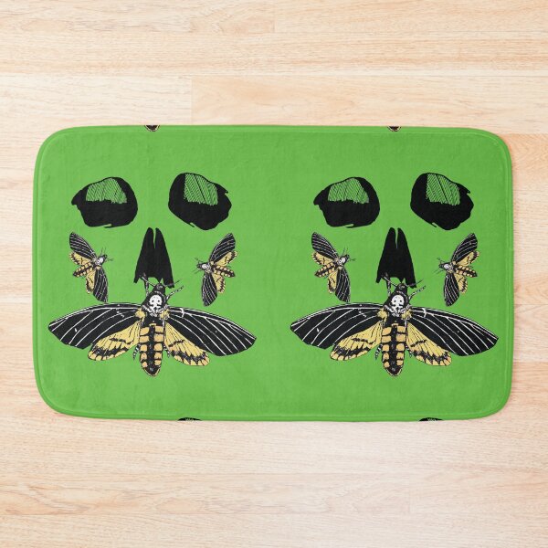 Item preview, Death's-head hawkmoth&skull-pattern -Green 3 designed and sold by StudioViArt.