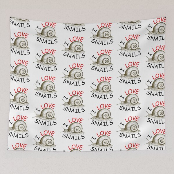 Item preview, I Love Snails designed and sold by NearlyEverythin'.
