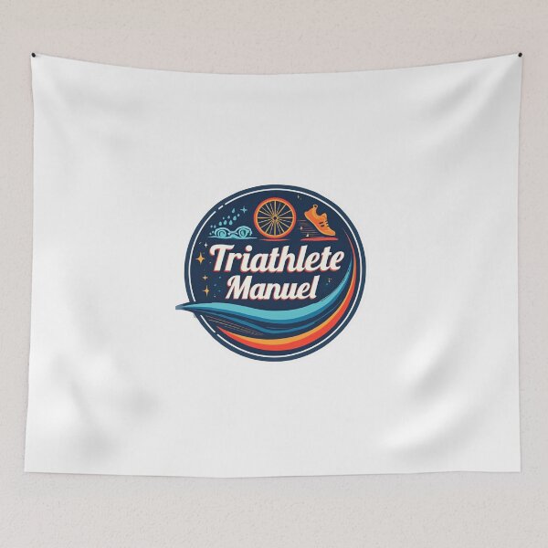 Item preview, Dynamic Triathlete Manuel - Swim, Bike, Run designed and sold by Triathlongram.
