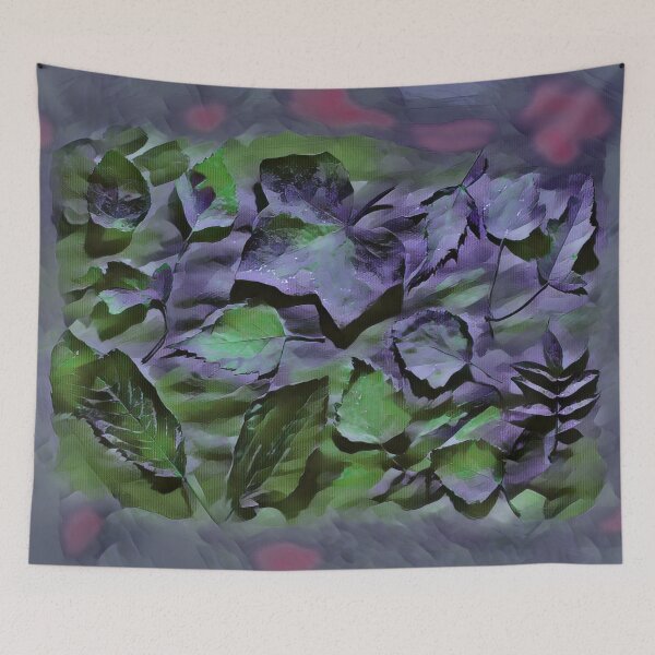 Item preview, DUSTY VIOLET, PURPLE, PINK AND GREEN PAINTED FALL LEAVES designed and sold by Most1234.
