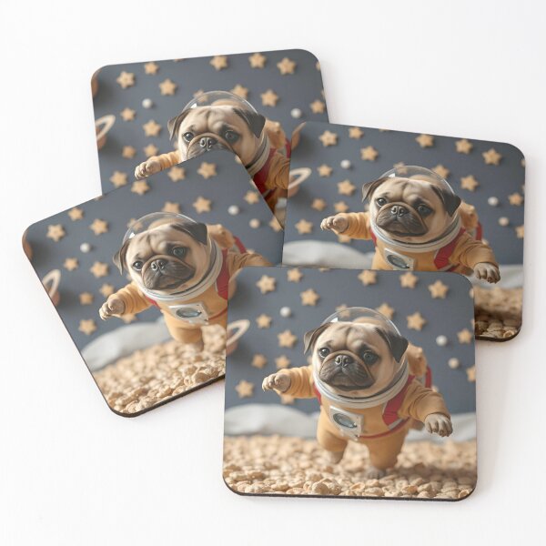 Item preview, Cereal Space Pug designed and sold by MoonBunniie.