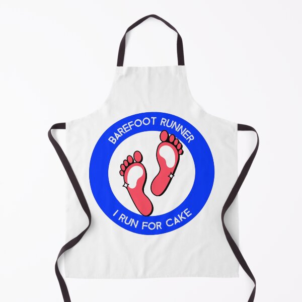 Item preview, Barefoot runner. I run for cake designed and sold by FirstTimeTees.