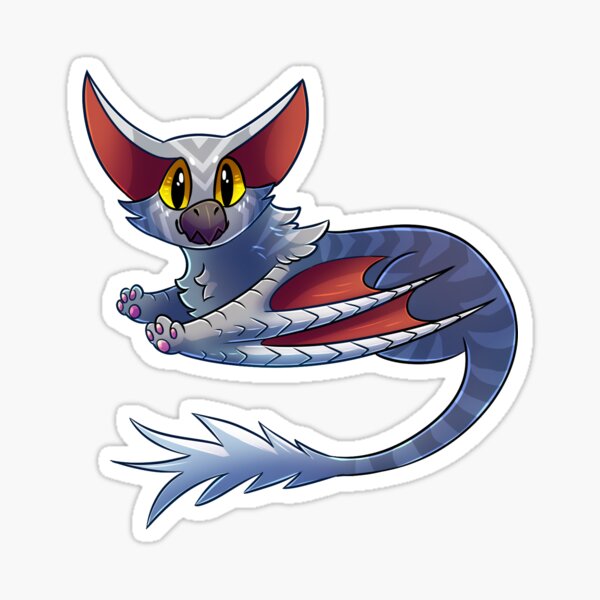 Silver Deathkitty Sticker